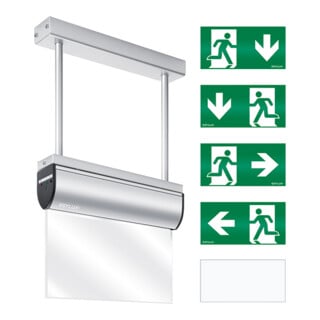 ESYLUX LED lampe de signalisation de secours 3h, 25m SLCEL LED, EN10031595