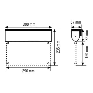 ESYLUX LED-Rettungszeichenleuchte 3h 25m SLCEL LED#EN10031625