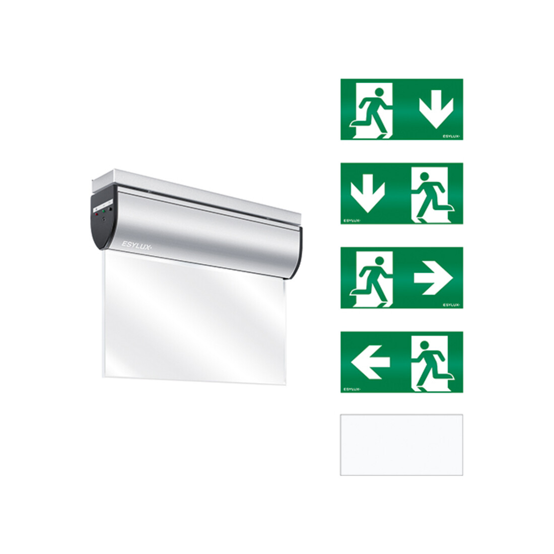 ESYLUX LED-signalisation de secours 3h, 25m SLCEL LED, EN10031618