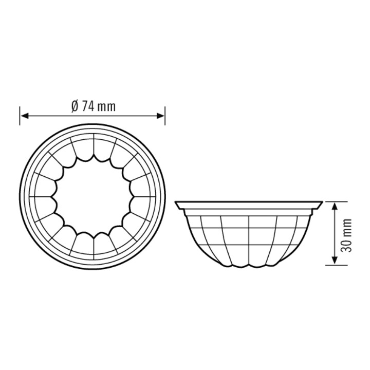 ESYLUX Linsenmaske DEFENSOR, EM10025488