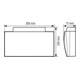 ESYLUX Lumière de secours 30m EKW 4W SLE/SLFEL, EN10061820