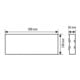 ESYLUX Lumière de signalisation de secours ELXELLED 3/8h