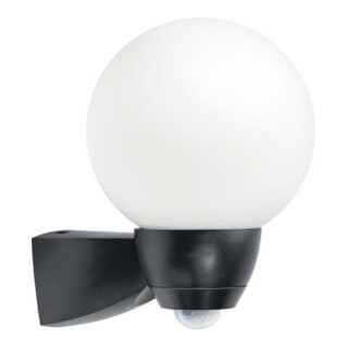 ESYLUX Luminaire automatique avec détecteur de mouvement 130° AL GARDA WL OP MD BK