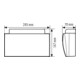ESYLUX Luminaire de secours 24 m EKW 4W SLE/SLFEL#EN10061806