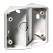 ESYLUX MD plinthe d'angle blanche pour détecteur de mouvement de la série MD EDGE MOUNTING WH-1
