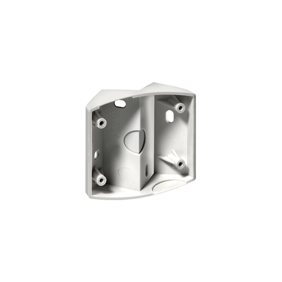 ESYLUX MD plinthe d'angle blanche pour détecteur de mouvement de la série MD EDGE MOUNTING WH