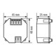 ESYLUX Module de commutation encastré pour bus DALI ACTUATORFULLA.C3DALI