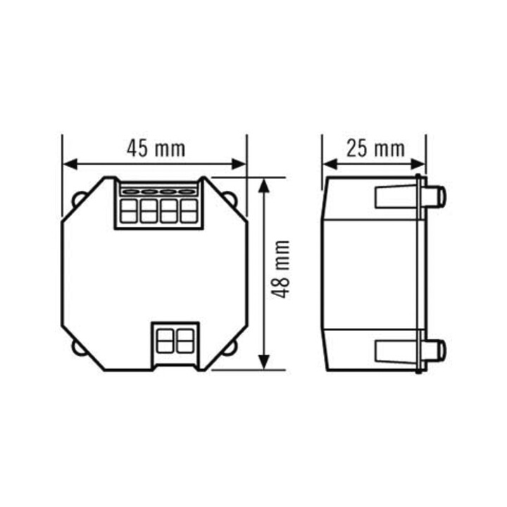 ESYLUX Module de commutation encastré pour bus DALI ACTUATORFULLA.C3DALI