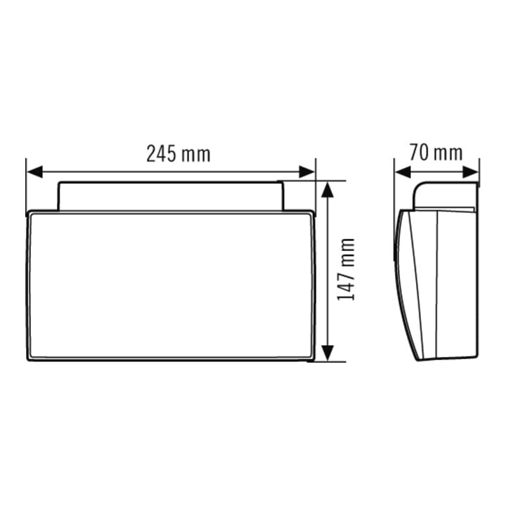 ESYLUX Notleuchte 24m EKW 4W SLE/SLFEL#EN10061806