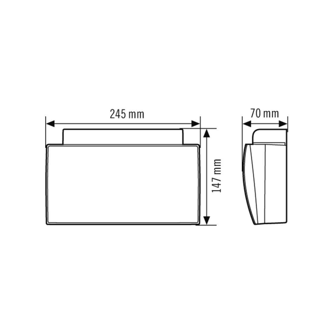 ESYLUX Notleuchte 24m EKW 4W SLE/SLFEL#EN10061806