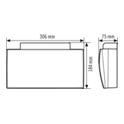 ESYLUX Notleuchte 30m EKW 4W SLE/SLFEL, EN10061820-4