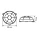 ESYLUX Panier de protection BASKETGUARDROUNDSM