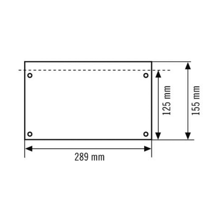 ESYLUX Piktogrammscheibe 2-seitig PU/PU SLX24DIS#EN10079085
