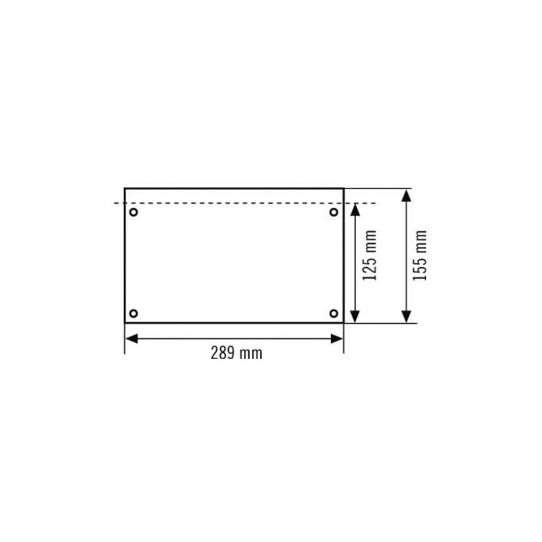 ESYLUX Piktogrammscheibe 2-seitig PU/PU SLX24DIS#EN10079085