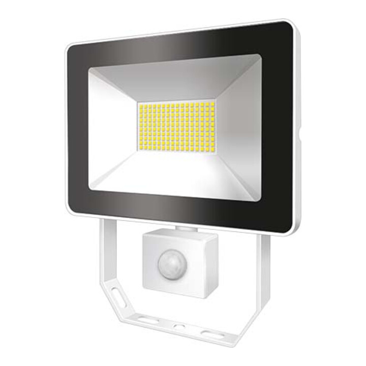 ESYLUX Projecteur LED avec détecteur de mouvement 3000K blanc BASICAFLTR1000830MDW
