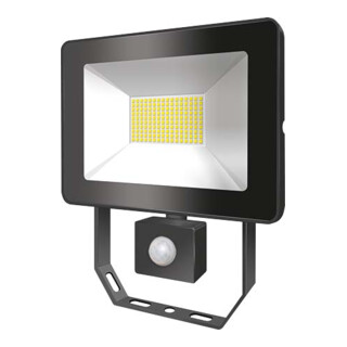 ESYLUX Projecteur LED avec détecteur de mouvement 3000K noir BASICAFLTR3000830MDB