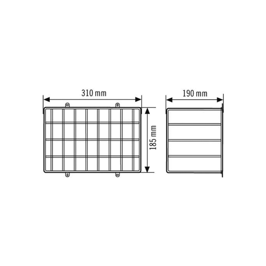 ESYLUX Protection pour SLB 21 BASKET GUARD