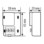 ESYLUX Relais de commutation PROTECTOR K RELAY-4