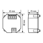 ESYLUX Schaltmodul UP für DALI-Bus ACTUATORFULLA.C3DALI-4
