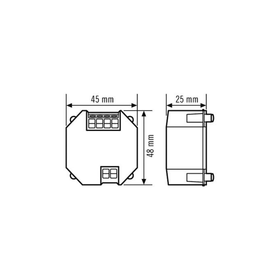 ESYLUX Schaltmodul UP für DALI-Bus ACTUATORFULLA.C3DALI