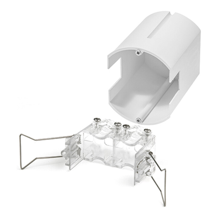 ESYLUX Set d'encastrement plafond blanc FLATMOUNT.SETIP20FM