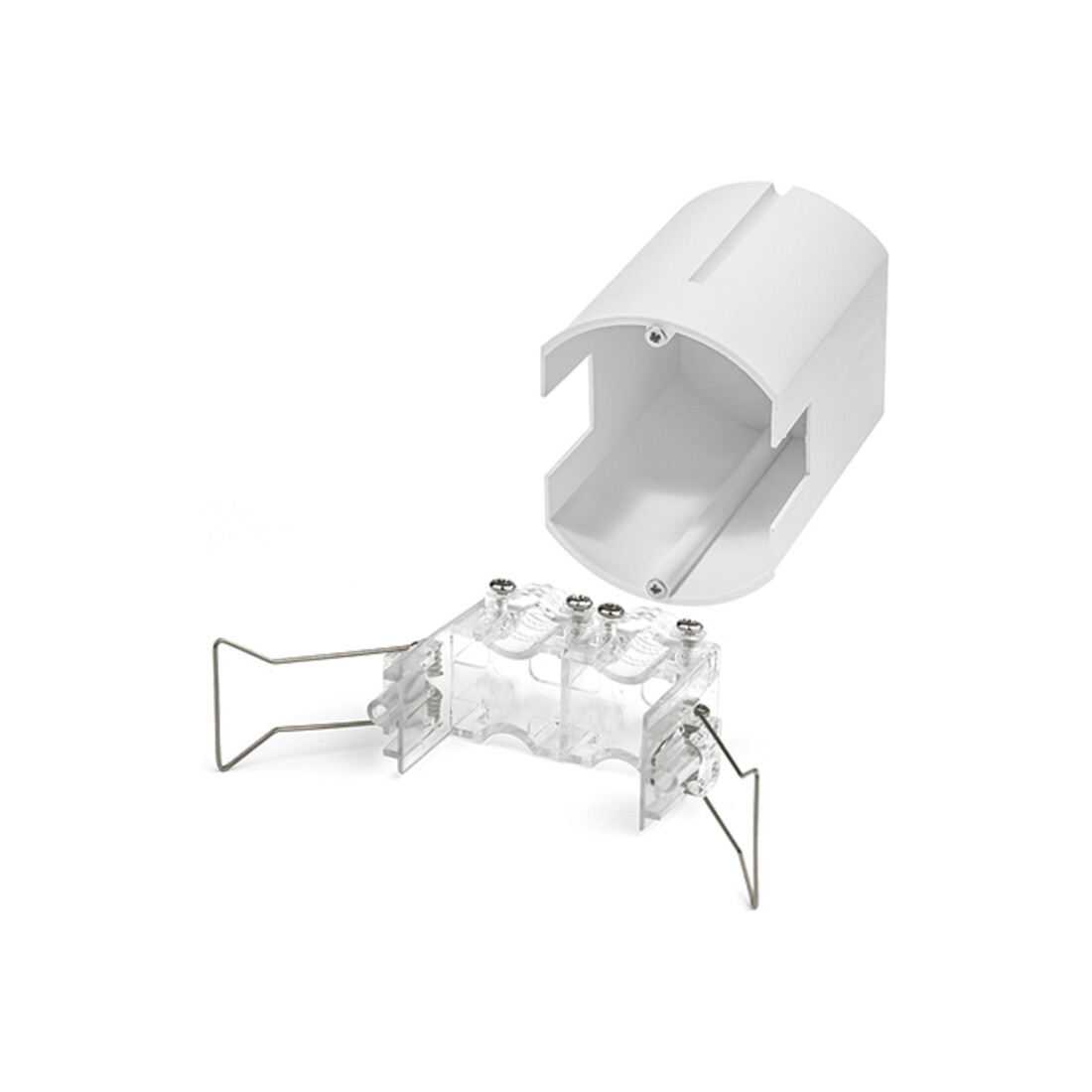 ESYLUX Set d'encastrement plafond blanc FLATMOUNT.SETIP20FM