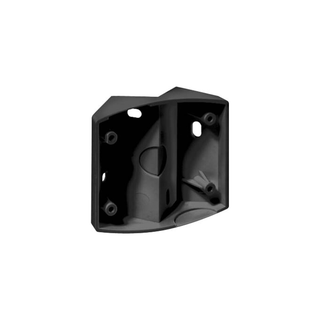 ESYLUX Socle d’angle noir pour détecteur de mouvement de la série MD EDGE MOUNTING BK