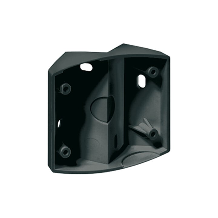 ESYLUX Socle d’angle noir pour détecteur de mouvement de la série MD EDGE MOUNTING BK