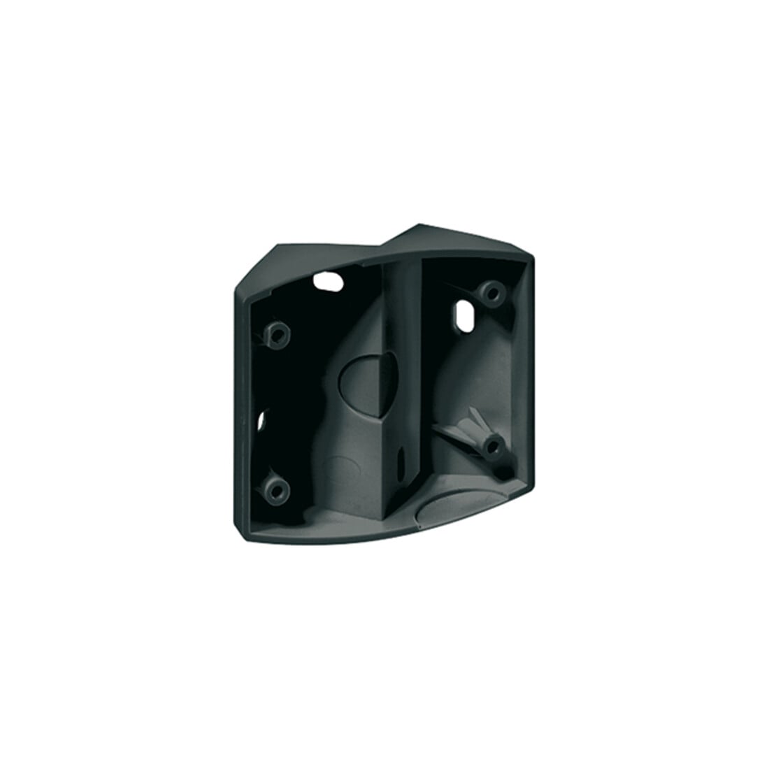 ESYLUX Socle d’angle noir pour détecteur de mouvement de la série MD EDGE MOUNTING BK