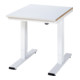 Établi adlatus RAU 300 réglable en hauteur électriquement Plan de travail avec revêtement en tôle d'acier 750 mm x 1000 mm-1
