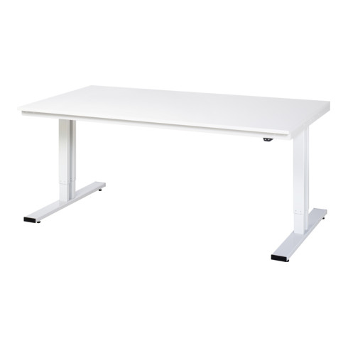 Établi adlatus RAU 300 réglable en hauteur électriquement Plan de travail en mélaminé 2000 mm x 1000 mm