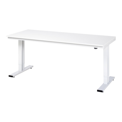 Établi adlatus RAU 300 réglable en hauteur électriquement Plan de travail en mélaminé 2000 mm x 800 mm