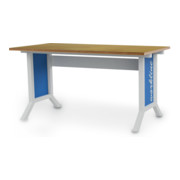 Bedrunka+Hirth Table de travail Workline avec pince (réglable en hauteur) Profondeur 750 mm