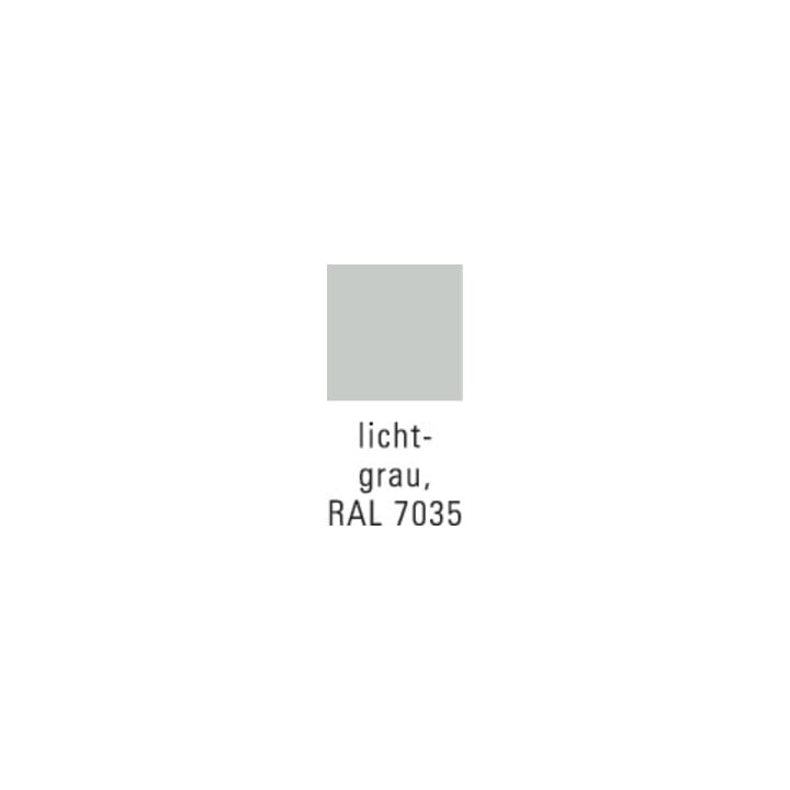 Établi gris clair bleu signal B2000×H859×P750 mm hêtre multiplis 40 mm 2 tiroirs 2 portes