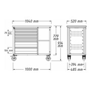 HAZET Table de travail mobile 177W-5