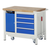 Etabli mobile brut Modèle 8470 LxPxH 1500x700x880mm-5