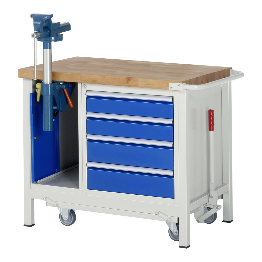 Etabli mobile brut Modèle 8569 LxPxH 2000x700x880mm