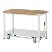 Etabli mobile brut Modèle 8570 LxPxH 2000x700x880mm-2