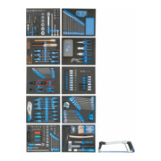 Établi mobile extra-large Gedore avec assortiment de 308 outils-2