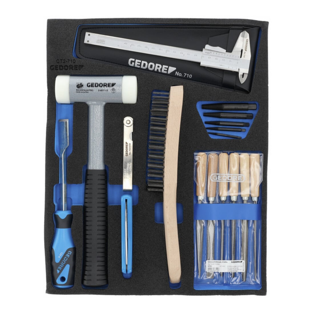 Établi mobile extra-large Gedore avec assortiment de 308 outils