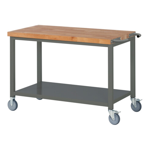 Etabli mobile STIER Premium avec plateau de rangement, lxPxH 1250x700x880 mm