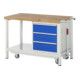 Etabli Rau avec châssis abaissable modèle 8157 L 1250 x P 700 x H 880mm-1