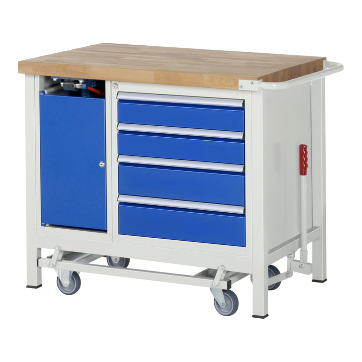 Établi Rau avec châssis abaissable modèle 8183 L 1000 x P 700 x H 880mm