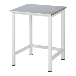 Rau Table de travail modèle 900 avec plateau en tôle d'acier HxP 825x800