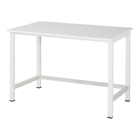 Rau table de travail modèle 900 avec plateau en MDF, HxP 825x800 mm