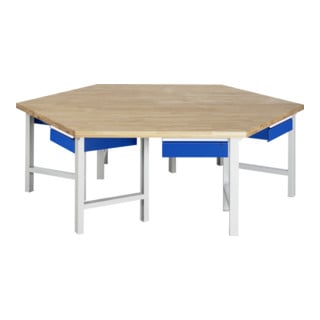Etabli Rau Group Modèle 4001, KL 1350mm x L 2700 x P 2340 x H 790-1140mm