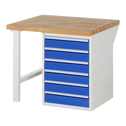 Établi Rau modèle 7516 Plaque en hêtre massif de 840 mm