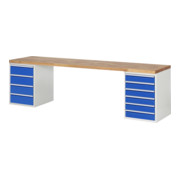 Établi Rau modèle 7821 Plaque en hêtre massif de 840 mm