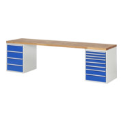 Établi Rau modèle 7822 Plaque en hêtre massif de 840 mm