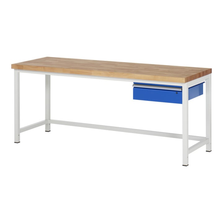 Set Rau GmbH Établi, I×P×H 2000x900x840 mm + Ensemble de compartiments pour tiroirs I×P 490x560 mm